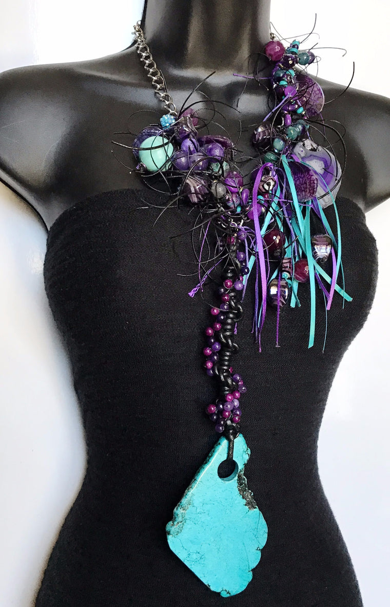 Mireya Exotic Couture Necklace