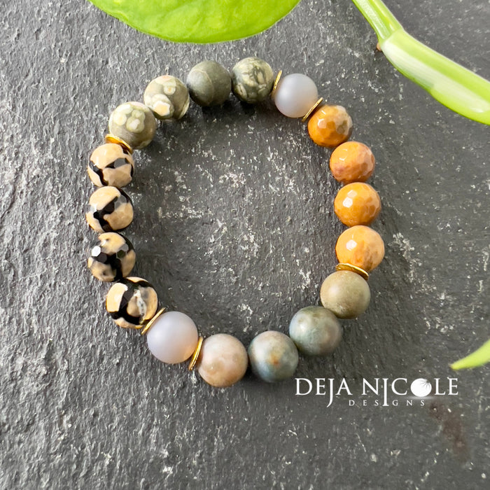 Natural Mystic Gemstone Bracelet