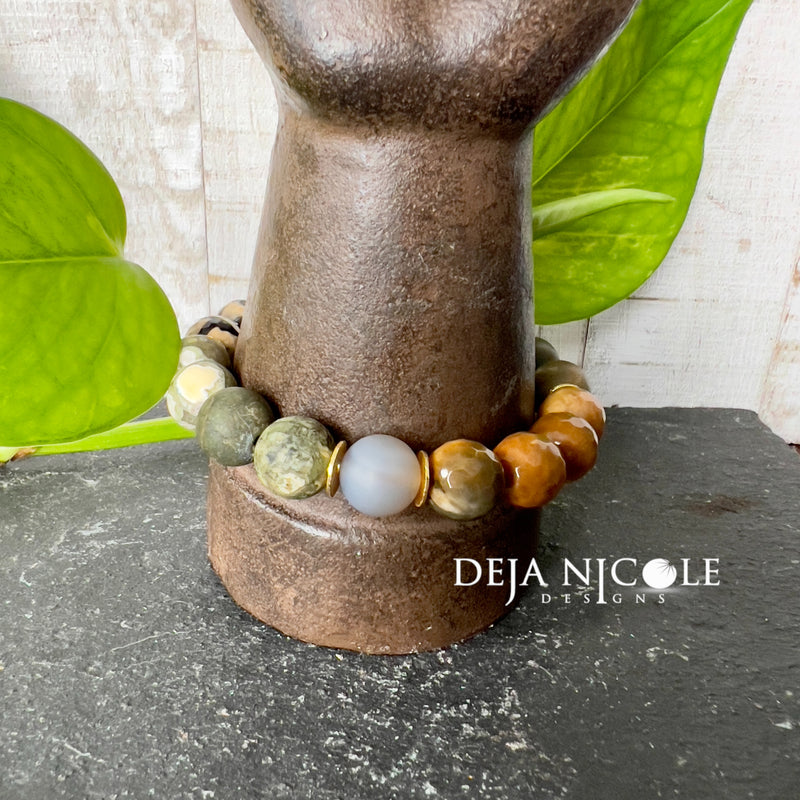 Natural Mystic Gemstone Bracelet