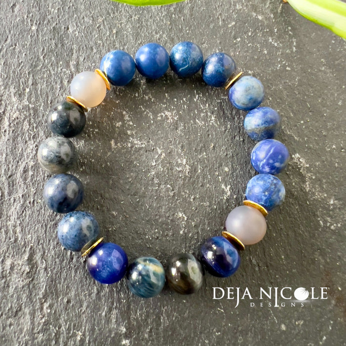 Mystic Medallion Gemstone Bracelet