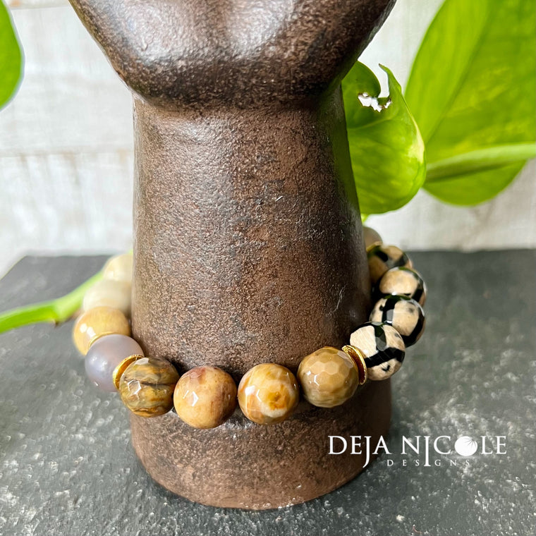 Natural Nomad  Gemstone Bracelet