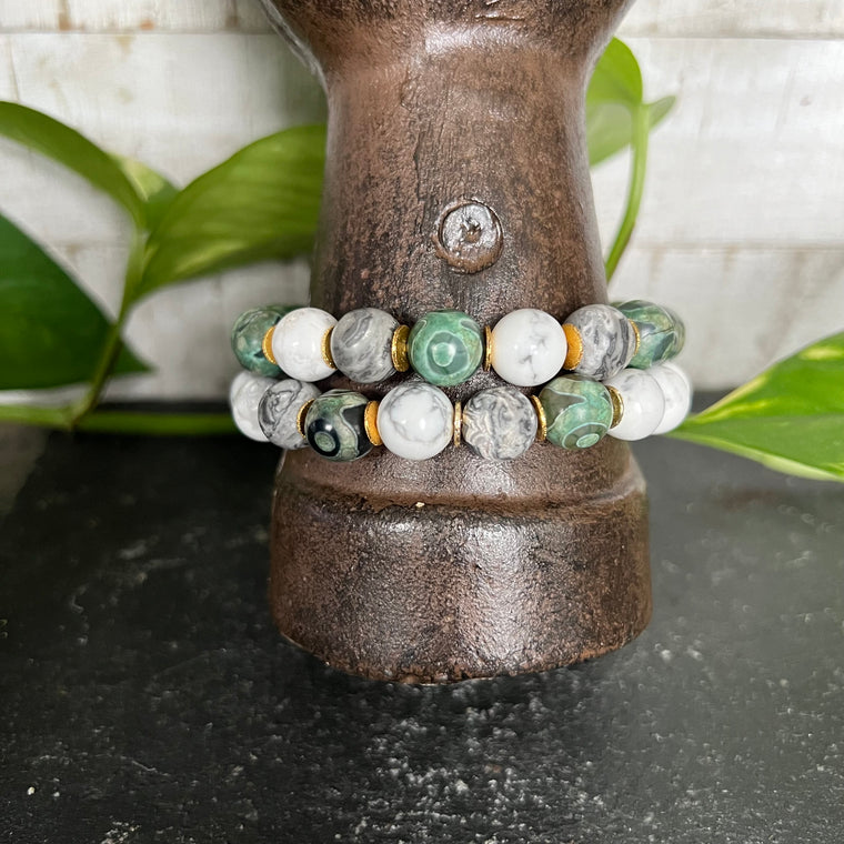 Everest Earthy Gemstone Bracelet