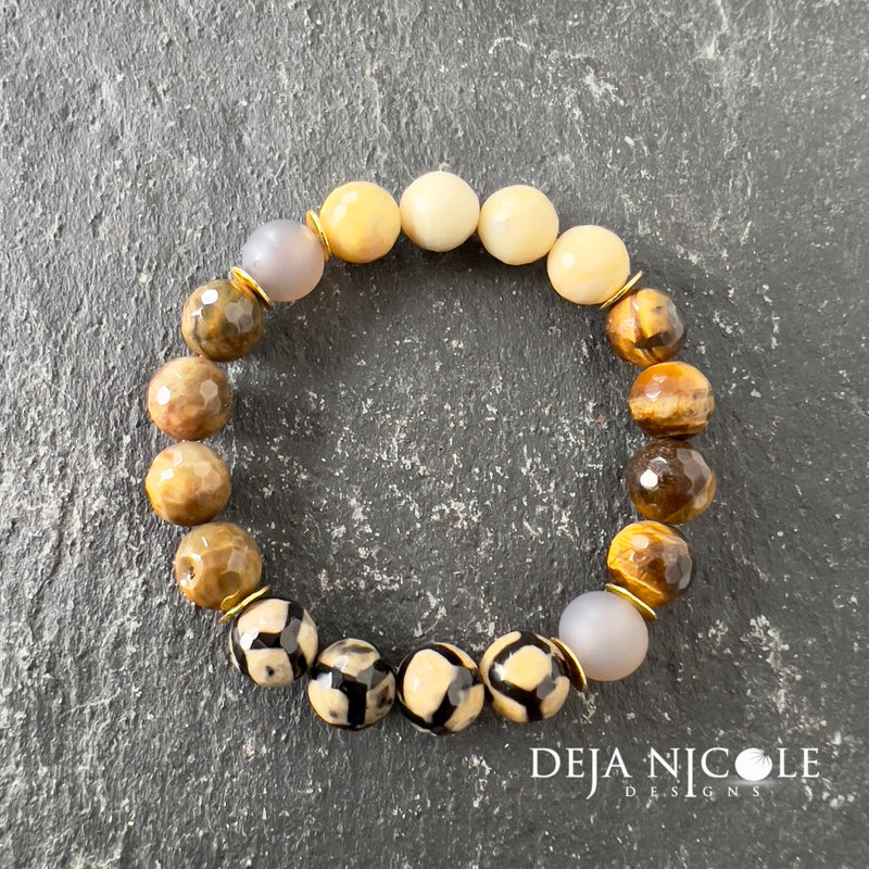 Natural Nomad  Gemstone Bracelet