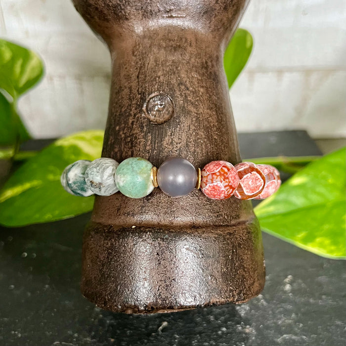 Earthy Allure Gemstone Bracelet