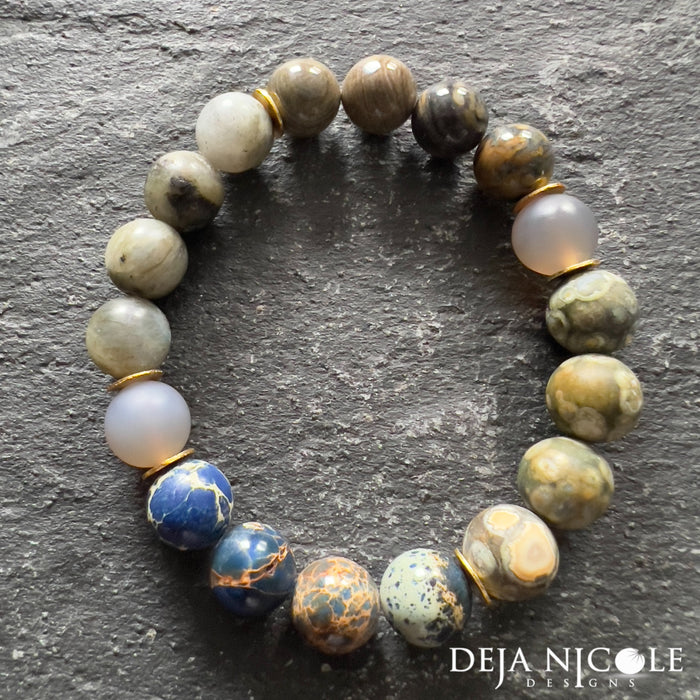 Lunar Eclipse Gemstone Bracelet
