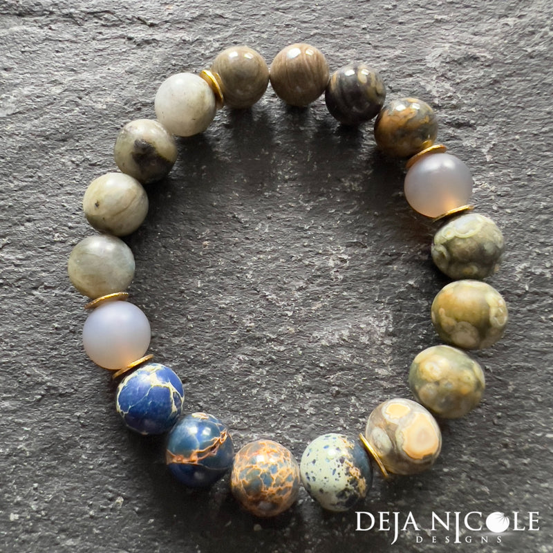 Lunar Eclipse Gemstone Bracelet