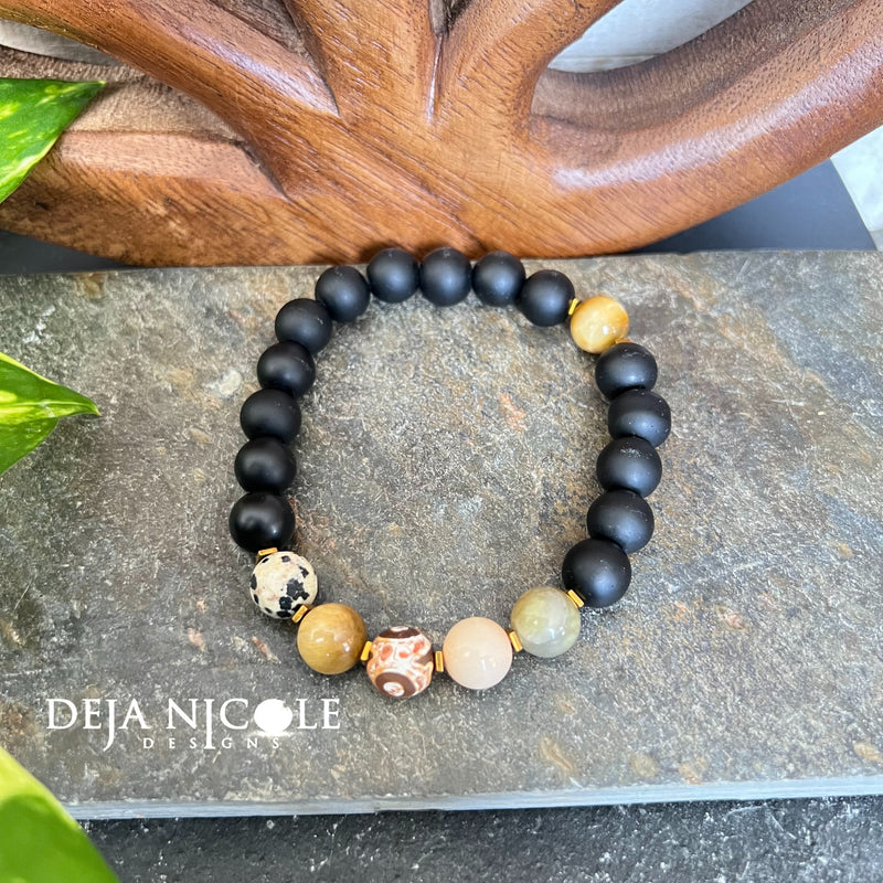 Terrain-inspired Gemstone Bracelet