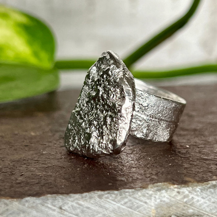 Organic Melts Sterling Silver Ring