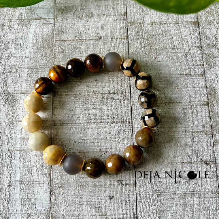 Natural Nomad  Gemstone Bracelet