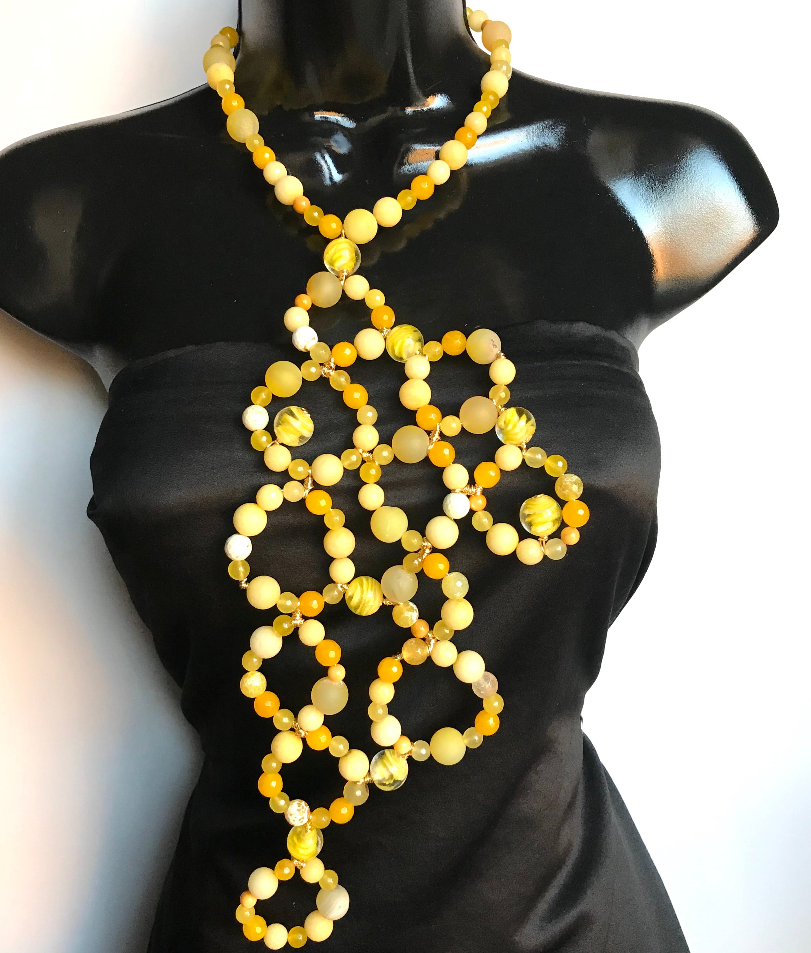 Flower Girl Exotic Couture Necklace
