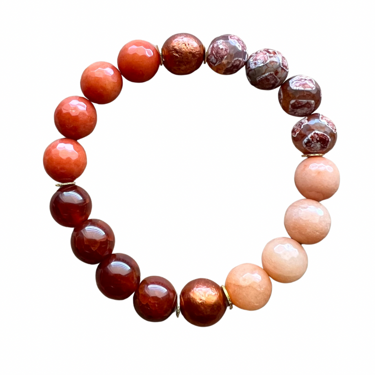 Fiery Fusion Gemstone Bracelet