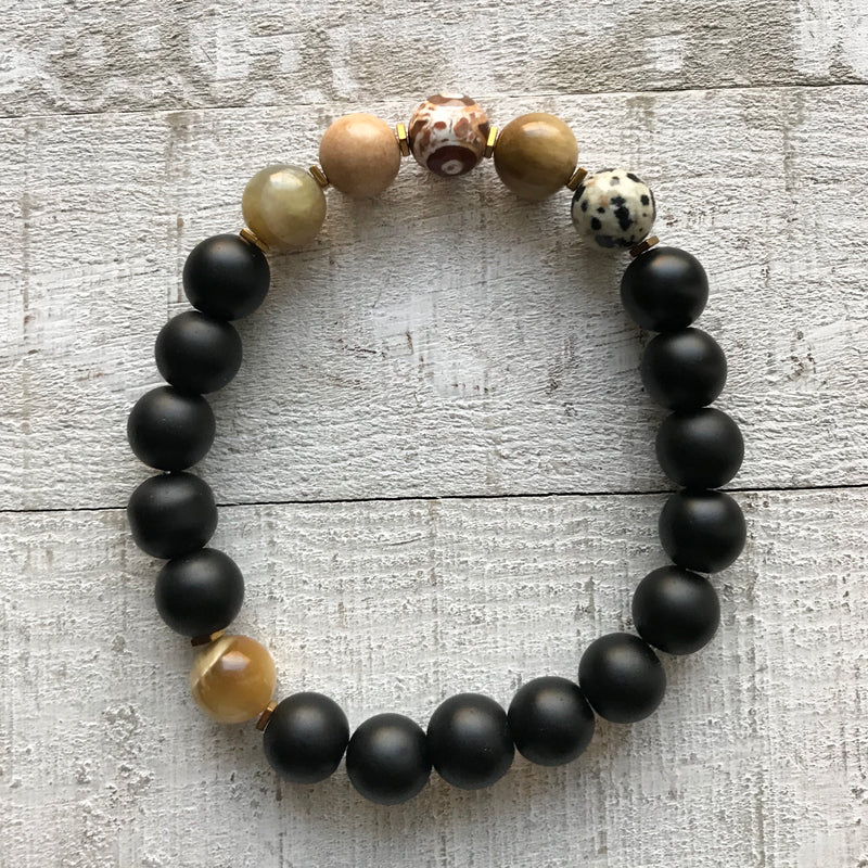 Terrain-inspired Gemstone Bracelet